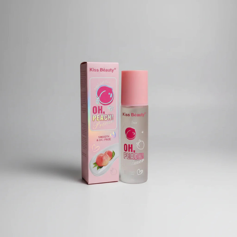 Kiss Beauty Peach Make-up Primer Beautiful face oil free 30ml Kiss Beauty