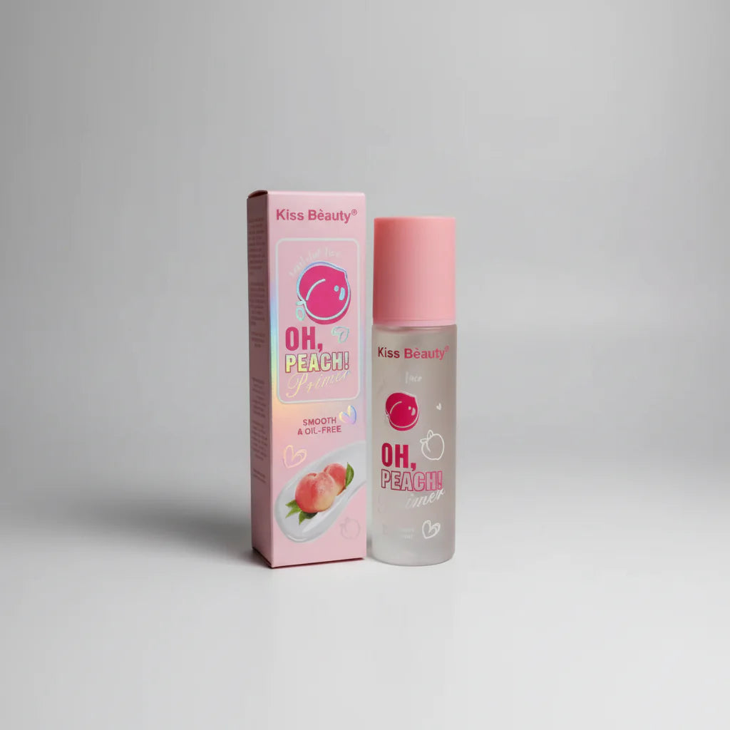 Kiss Beauty Peach Make-up Primer Beautiful face oil free 30ml Kiss Beauty