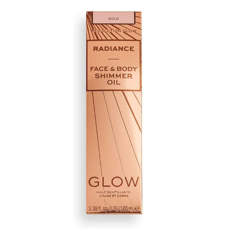 Revolution Glow Radiance Face & Body Shimmer Oil 100ml Revolution