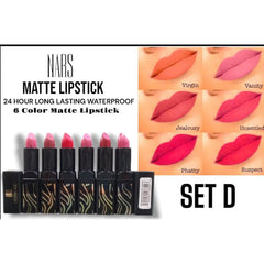 Nars Matte Lipsticks 6Pcs Nars