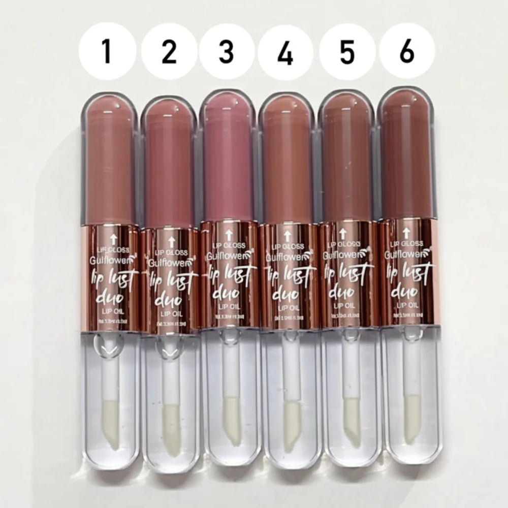 Gulflower Lip Lust Duo lip gloss and lip oil Gulflower
