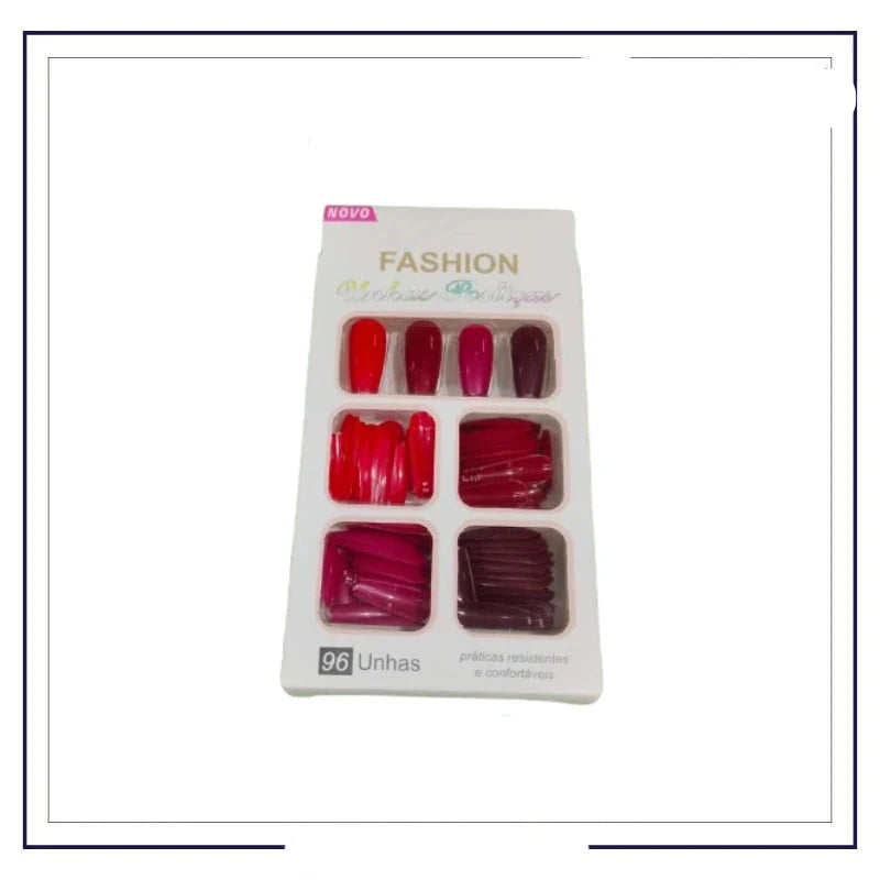 Fashion Artificial Nails - 96 pcs Cosmia.pk