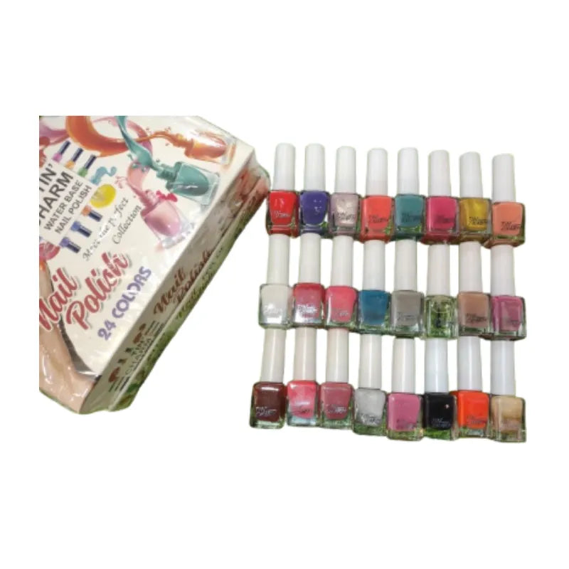 24 different Color Nail Polish Cosmia.pk