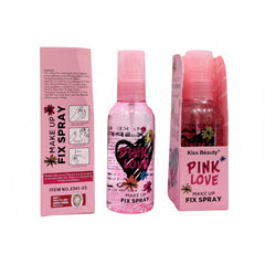 Kiss Beauty Pink Love Makeup Fix Spray Kiss Beauty