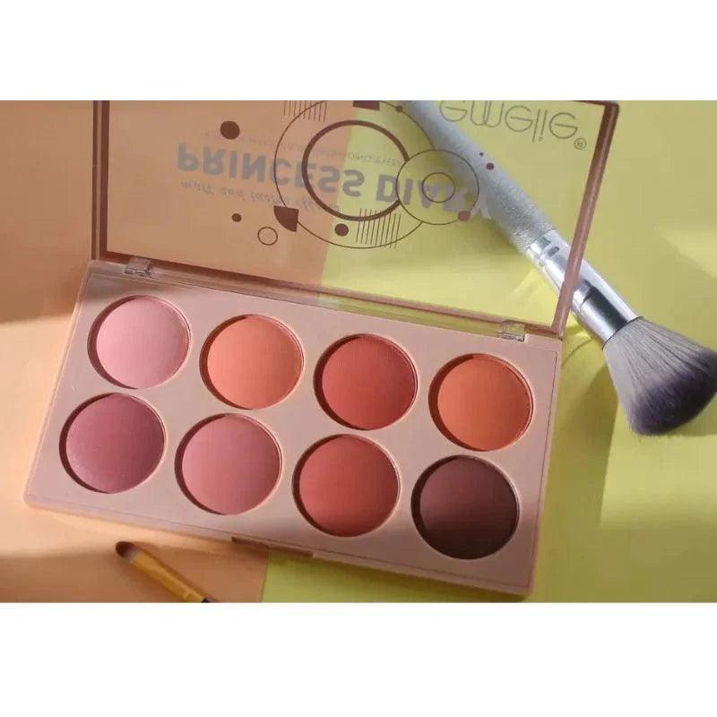 Emelie Princess Dairy Blush Palette - 8 Colors Emelie