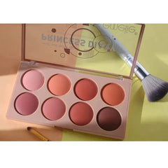 Emelie Princess Dairy Blush Palette - 8 Colors Emelie