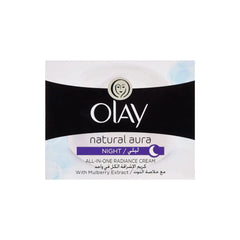 Olay Natural White Aura Night Cream 50Gm - Premium Skincare Cosmia.pk