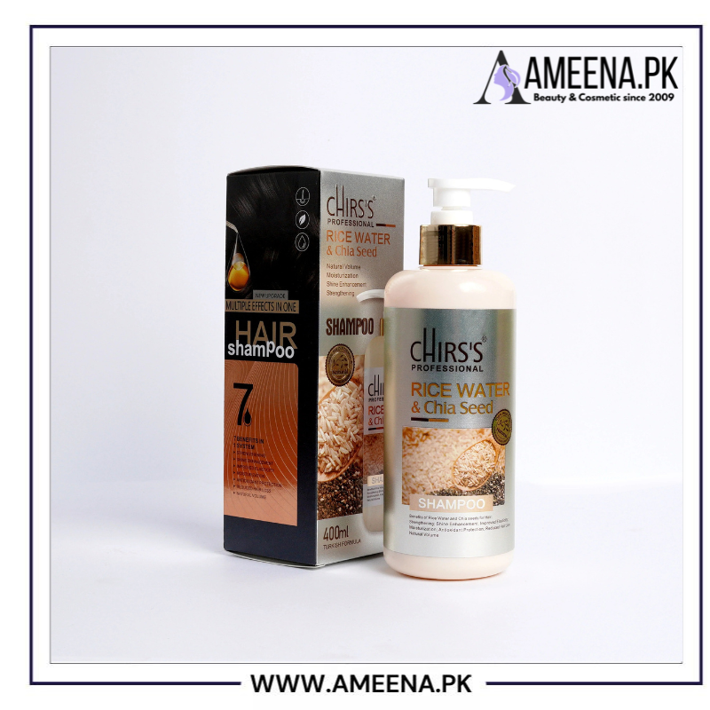 Chirs's Rice Water & Chia Seed Shampoo 400ml Chirs's