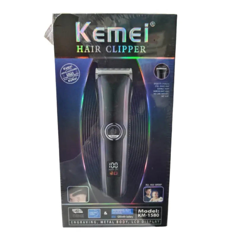 KEMEI KM-1580 USB Fast charging clipper Kemei