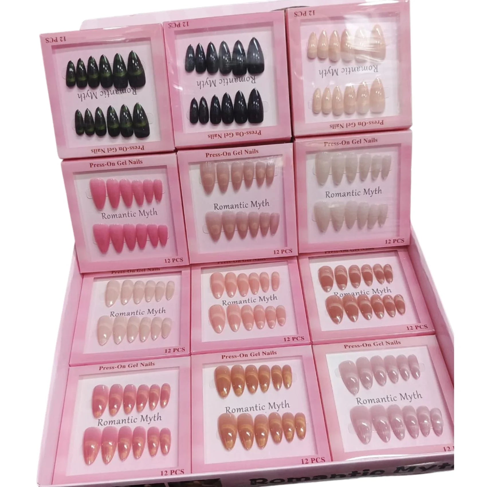 Romantic Myth Press On Gel Nails - 12Pcs Romantic Myth