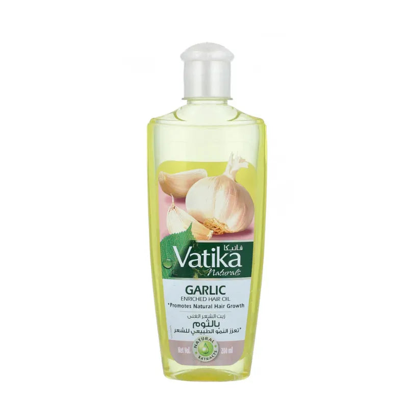 Vatika Naturals Garlic Enriched Hair Oil 200ml Imported Vatika
