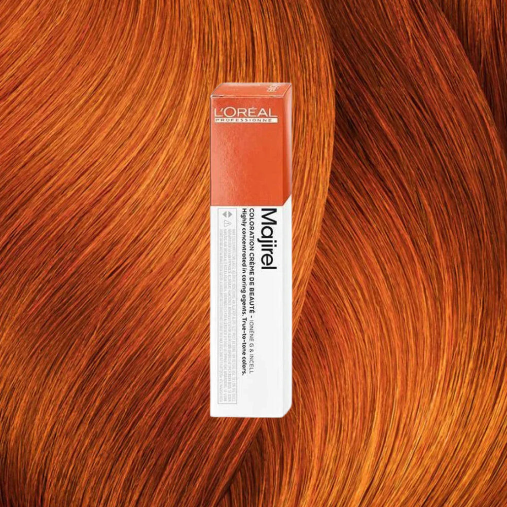 L’Oréal Majirel 7.44 Deep Copper Blonde Hair Colour (50ml) Loreal Professional