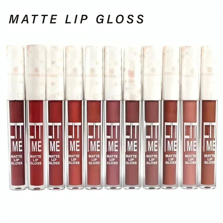 Huda Beauty Me Fit Me Lipgloss - 12 Pcs Huda Beauty