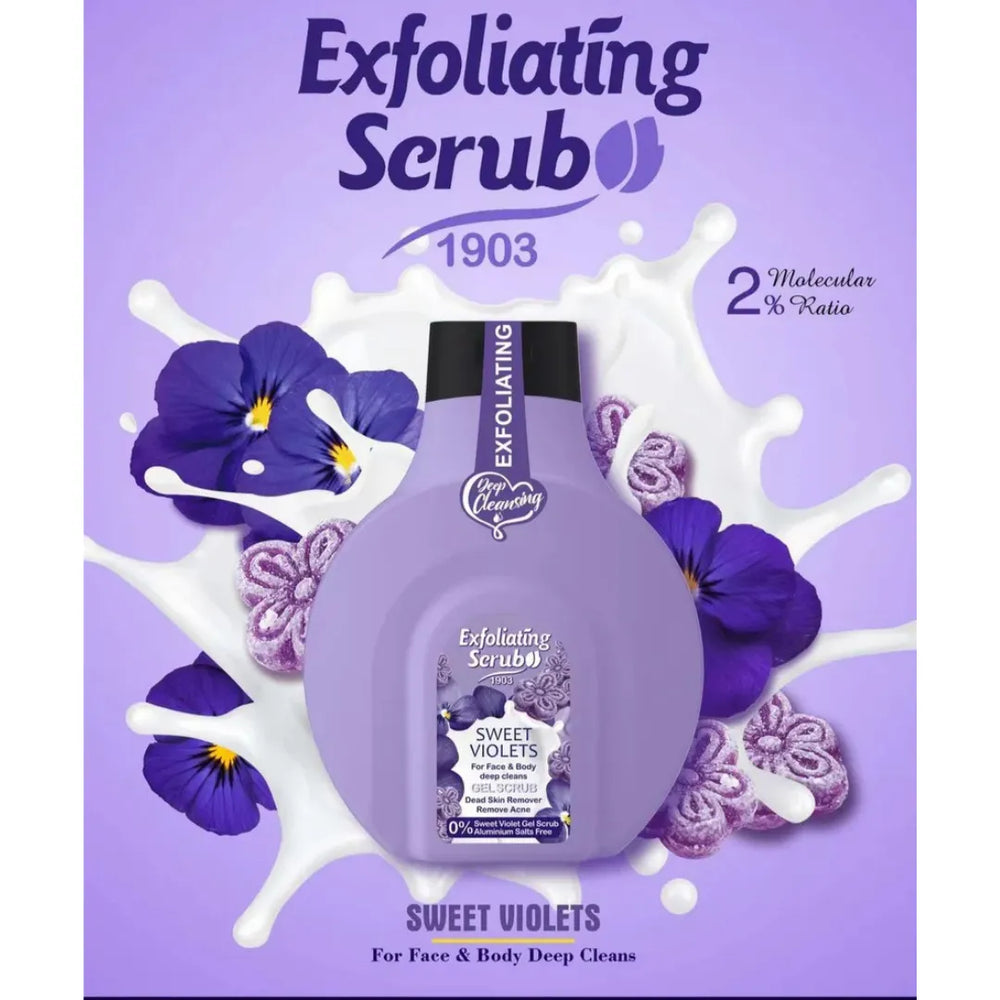 Fruit of the Wokali Sweet Violets Gel Scrub Wokali
