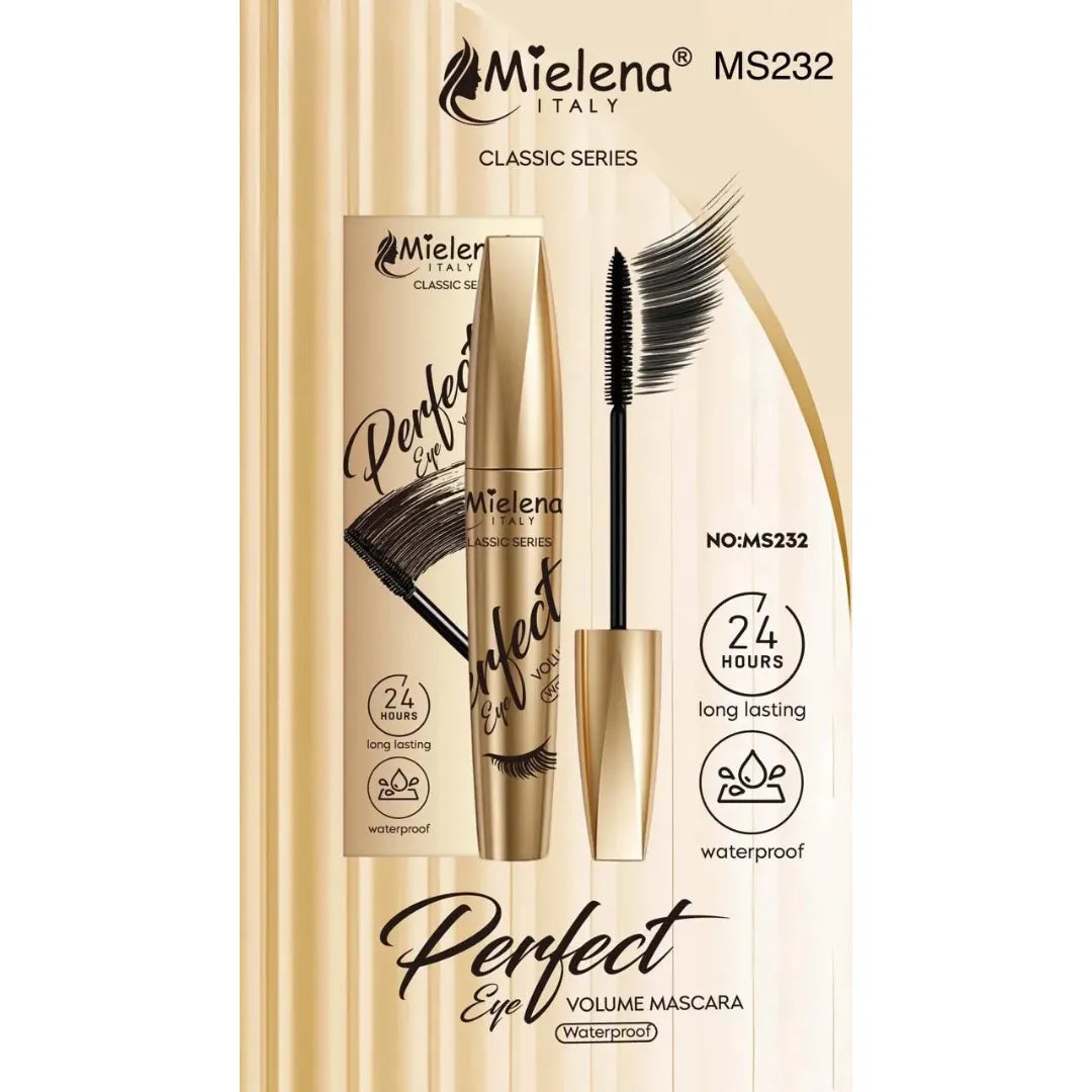 Mielena Perfect Eye Volume Mascara – Dramatic Lift & Intense Black Finish Mielena