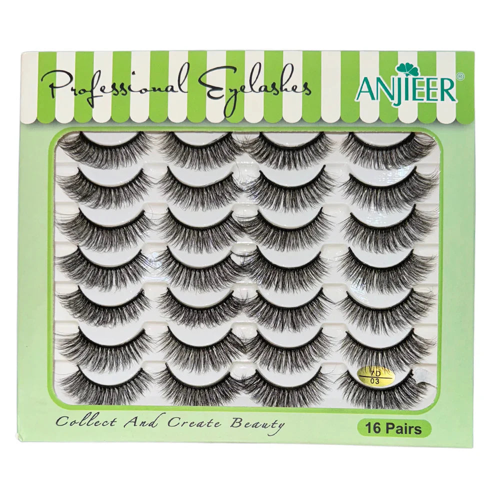 Anjeer 16 Pairs Lashes Anjeer