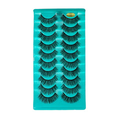 10 Pairs Mink Lashes - Luxurious Cosmia.pk
