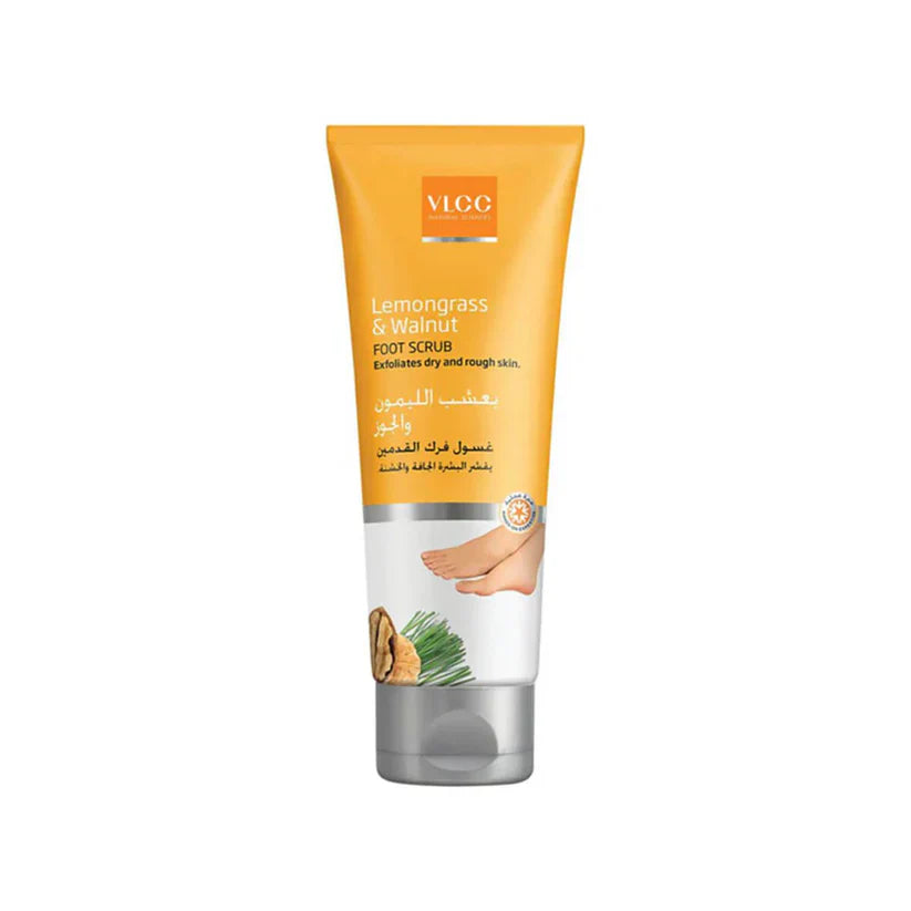 VLCC Lemongrass & Walnut Foot Scrub - 100ml VLCC
