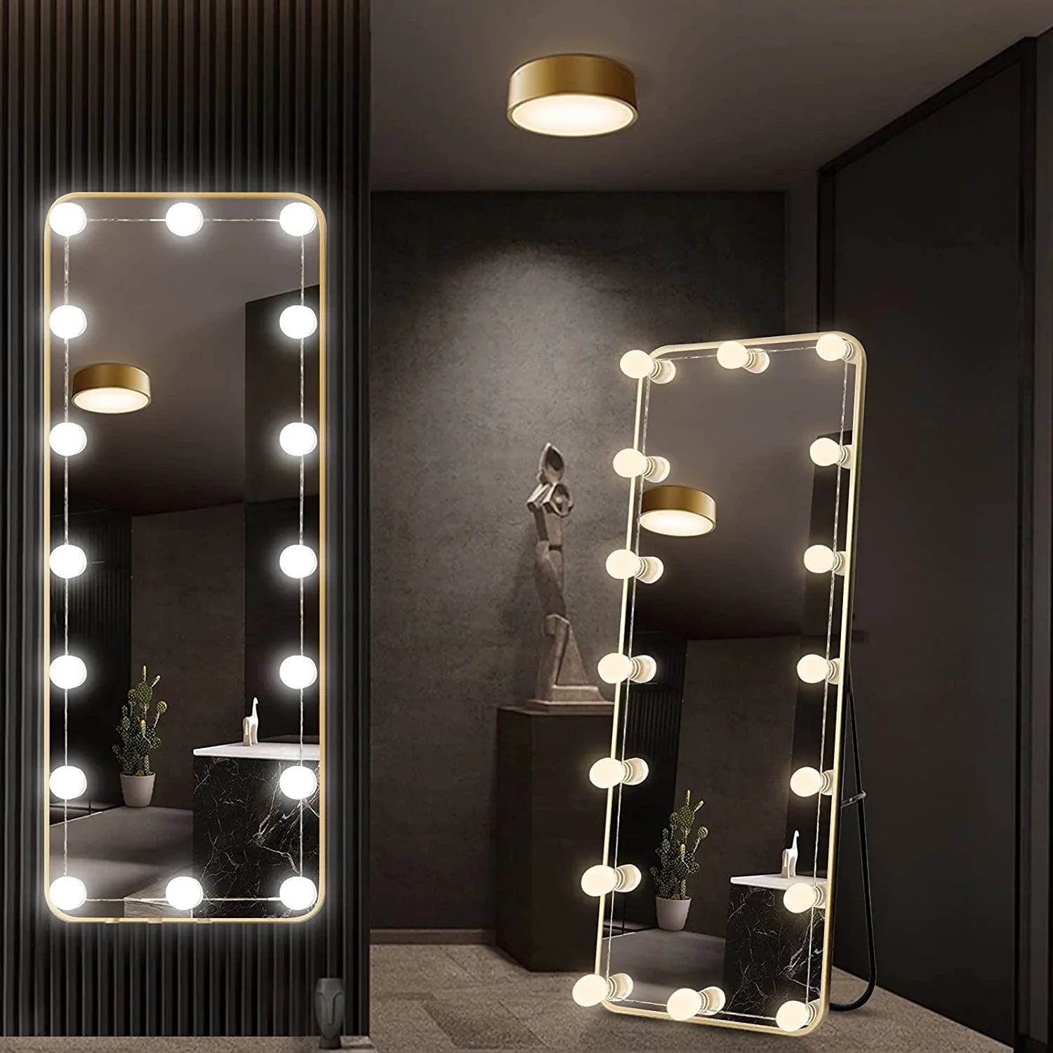 Vanity Light LED Bulbs for Makeup Mirror Stand | 10 Bulbs with 3 Cosmia.pk