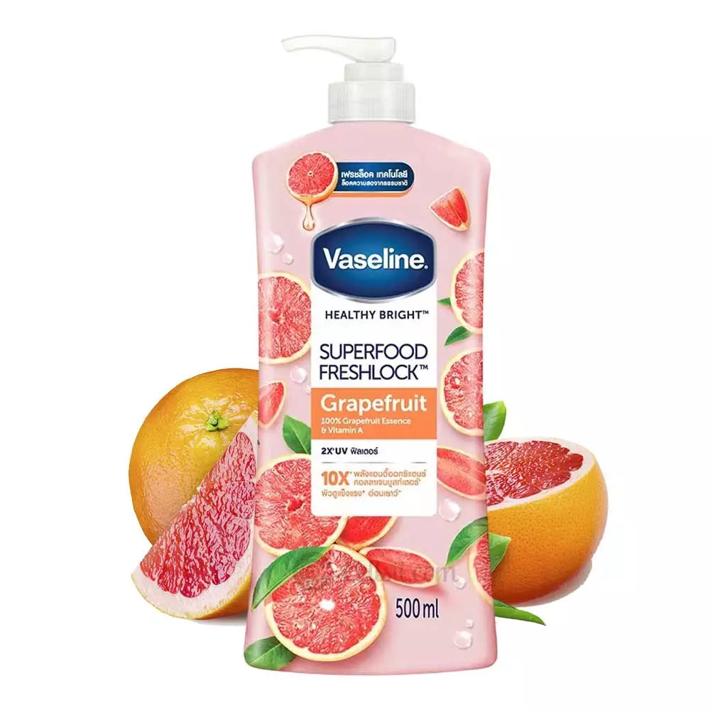 Vaseline Super Food Grapefruit Body Lotion - 500ml Vaseline