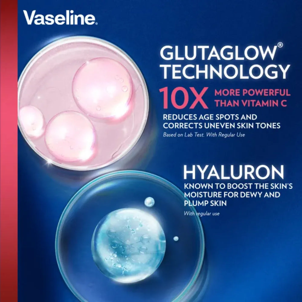 Vaseline Gluta-Hya Serum Burst Lotion Pro-Age Restore - Made in Thailand Vaseline