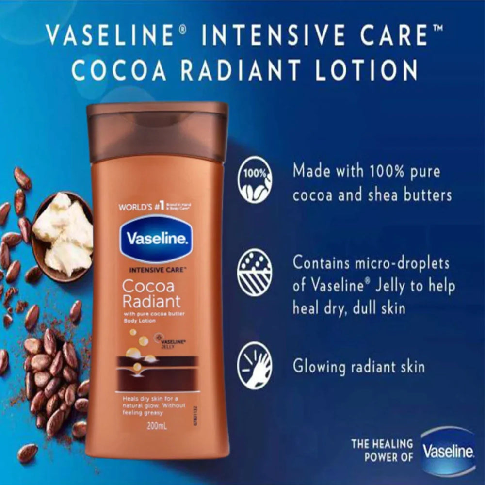 Vaseline Intensive Care Cocoa Radiant Lotion Vaseline