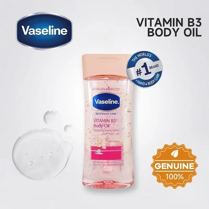 Vaseline Intensive Care Vitamin B3 Body Oil - 200ml Vaseline