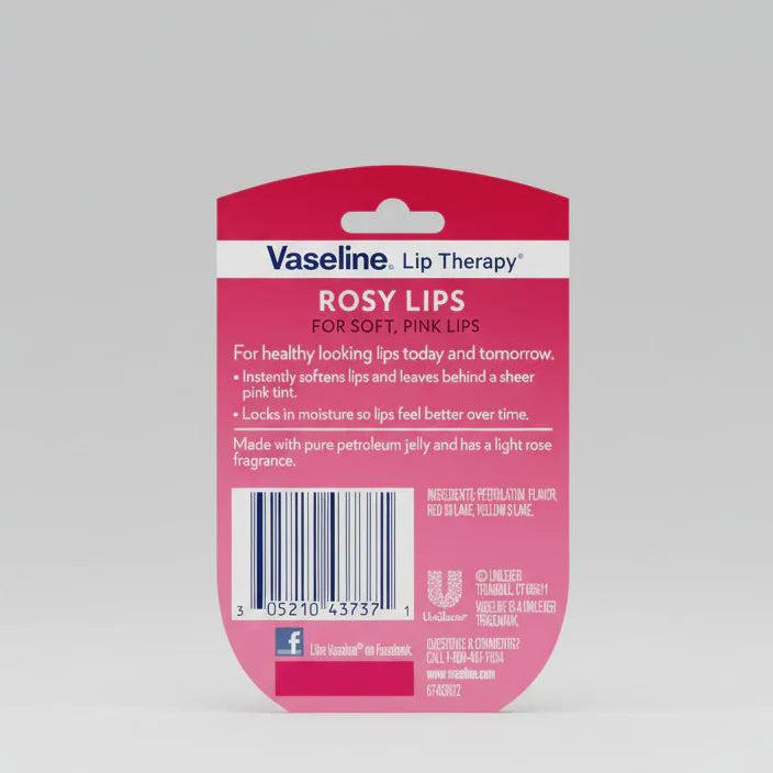 Vaseline Lip Therapy Lip Balm Rosy Lips - 7g Vaseline