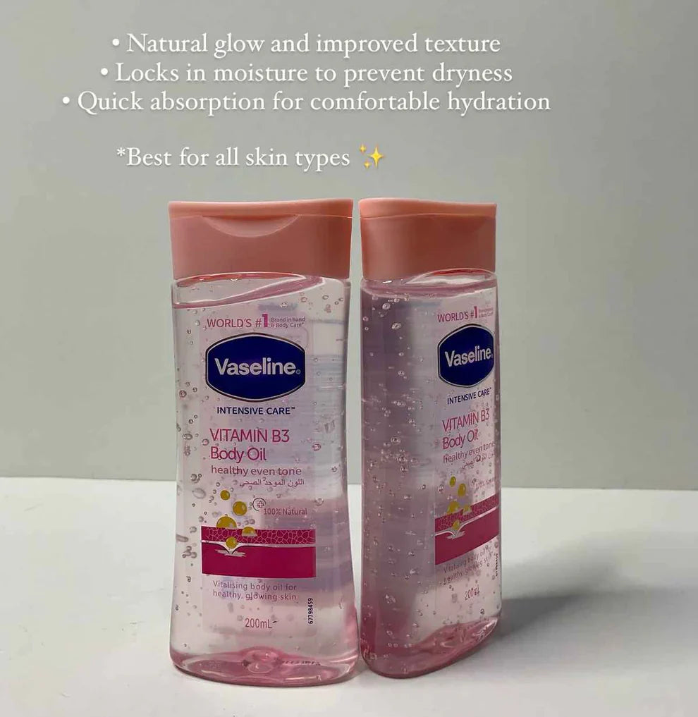 Vaseline Intensive Care Vitamin B3 Body Oil - 200ml Vaseline
