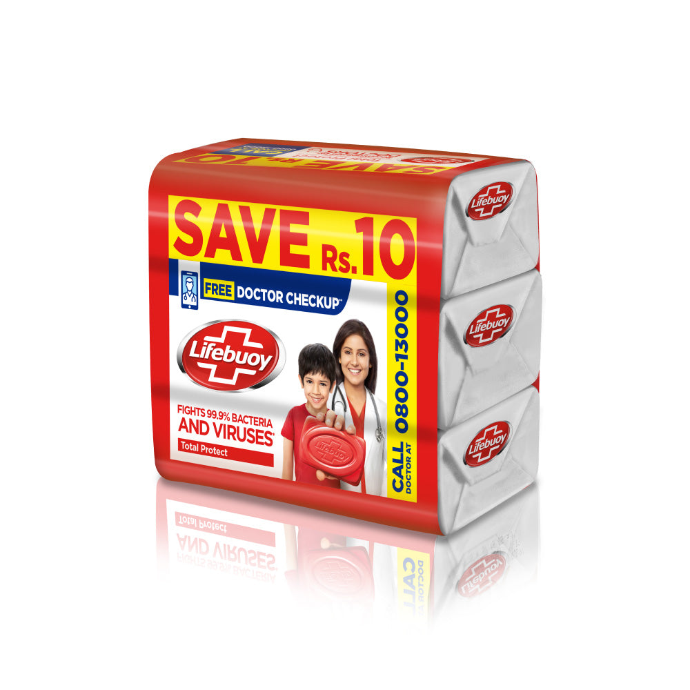 Lifebuoy Total Protect Soap 3x128g Lifebuoy