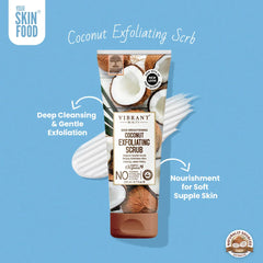 Vibrant Beauty Coconut Exfoliating Scrub - 200ml Vibrant Beauty