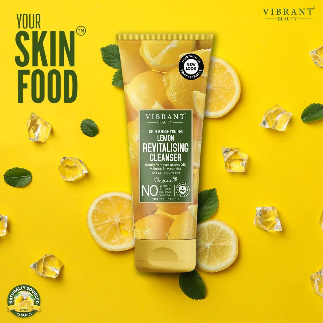Vibrant Beauty Lemon Revitalising Cleanser - 200ml Vibrant Beauty