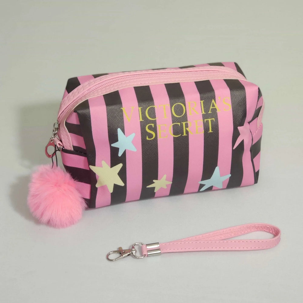Victoria Secret Makeup Carry Pouch With Bow Keychain Victoria's Secret