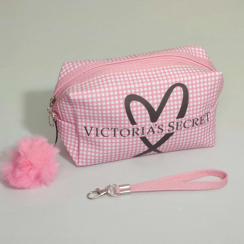 Victoria Secret Makeup Carry Pouch With Bow Keychain Victoria's Secret