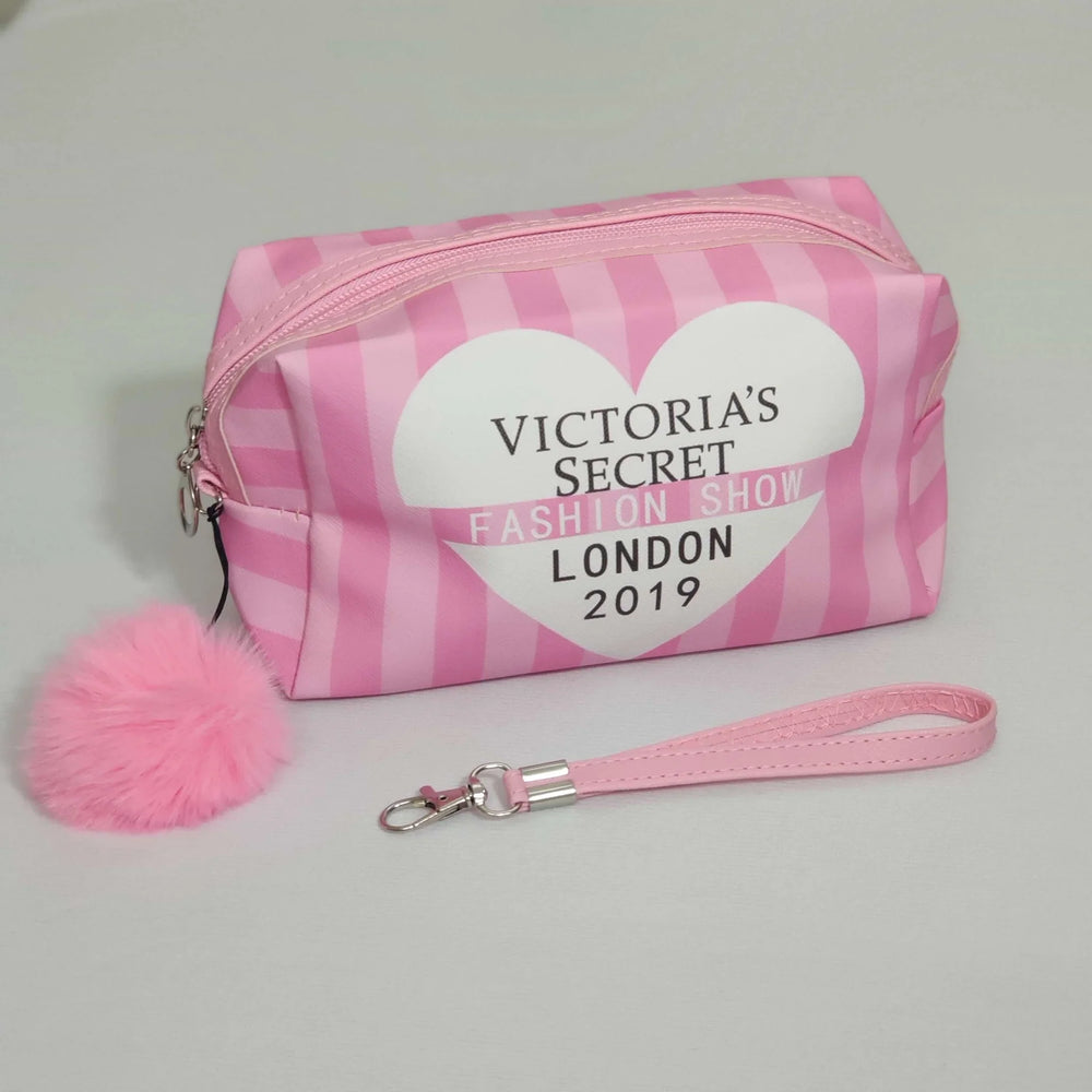 Victoria Secret Makeup Carry Pouch With Bow Keychain Victoria's Secret