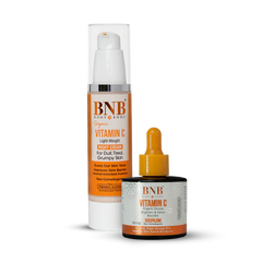 BNB Vitamin C Night Cream 50ml With Vitamin C Serum - 30ml BnB