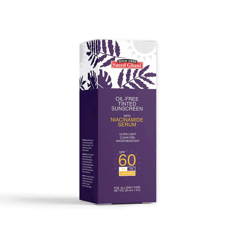 Saeed Ghani Oil-Free Tinted Sunscreen With Niacinamide Serum 30ml Saeed Ghani