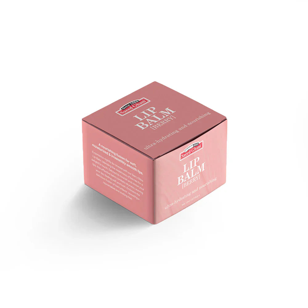 Saeed Ghani Ultra Hydrating & Nourishing Lip Balm – Berry Saeed Ghani