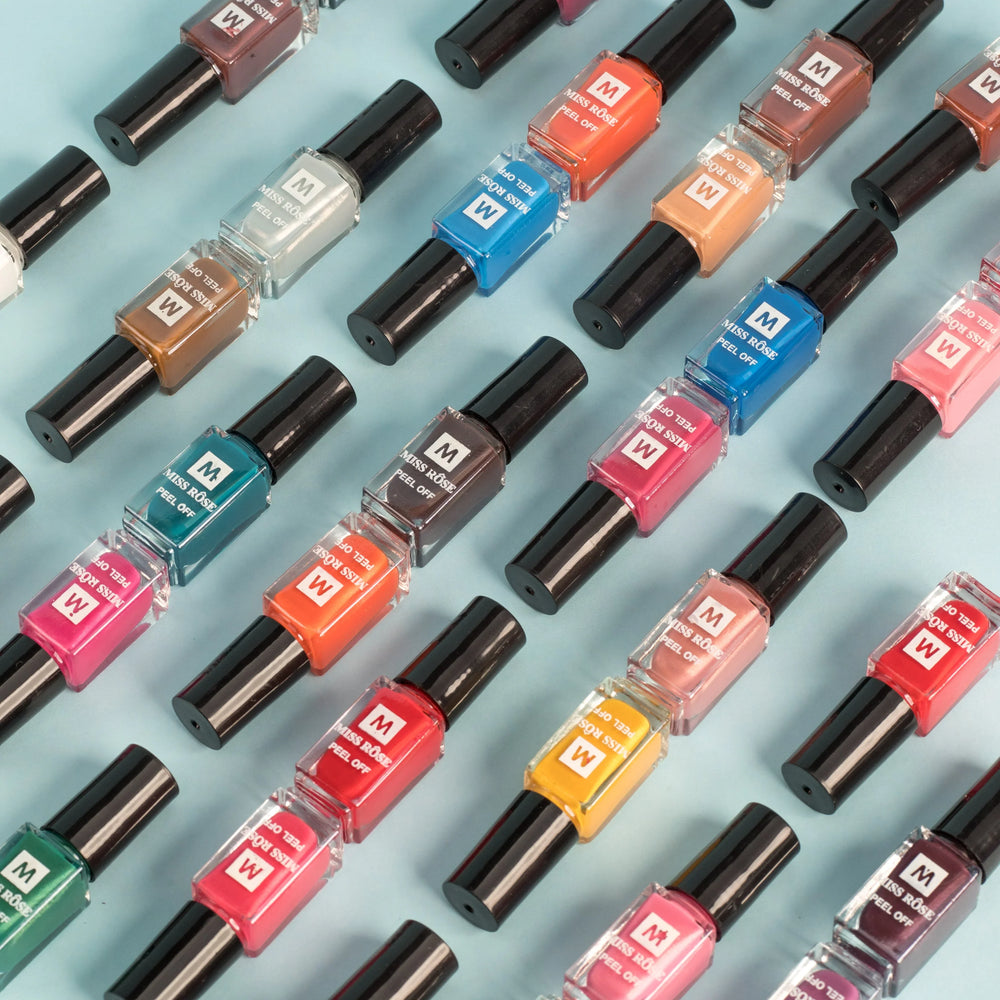 Miss Rose Color Me Peel Off Nail Paint – 36 Pcs Set Miss Rose