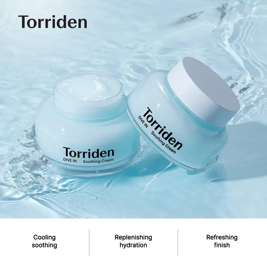 Torriden - DIVE-IN Low Molecular Hyaluronic Acid Soothing Cream - 100ml Torriden