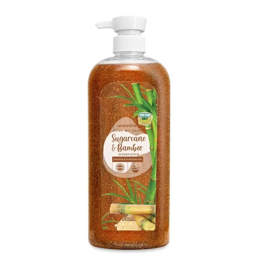 Watsons Shower Scrub Sugar Cane & Bamboo 700ml Watsons