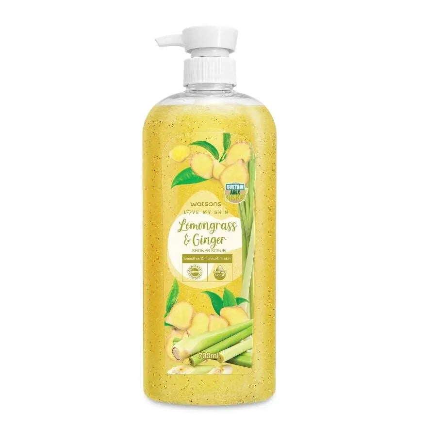 Watsons Shower Scrub Lemongrass & Ginger 700ml Watsons