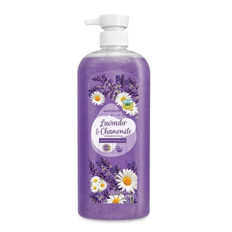 Watsons Lavender & Chamomile Shower Scrub 700ml Watsons