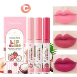 Dragon Ranee Waterproof Long Lasting Lip Gloss Set - 3 Pcs