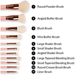 BH Weekend Vibes Brunch Bunch - 11 Piece Brush Set BH Cosmetics