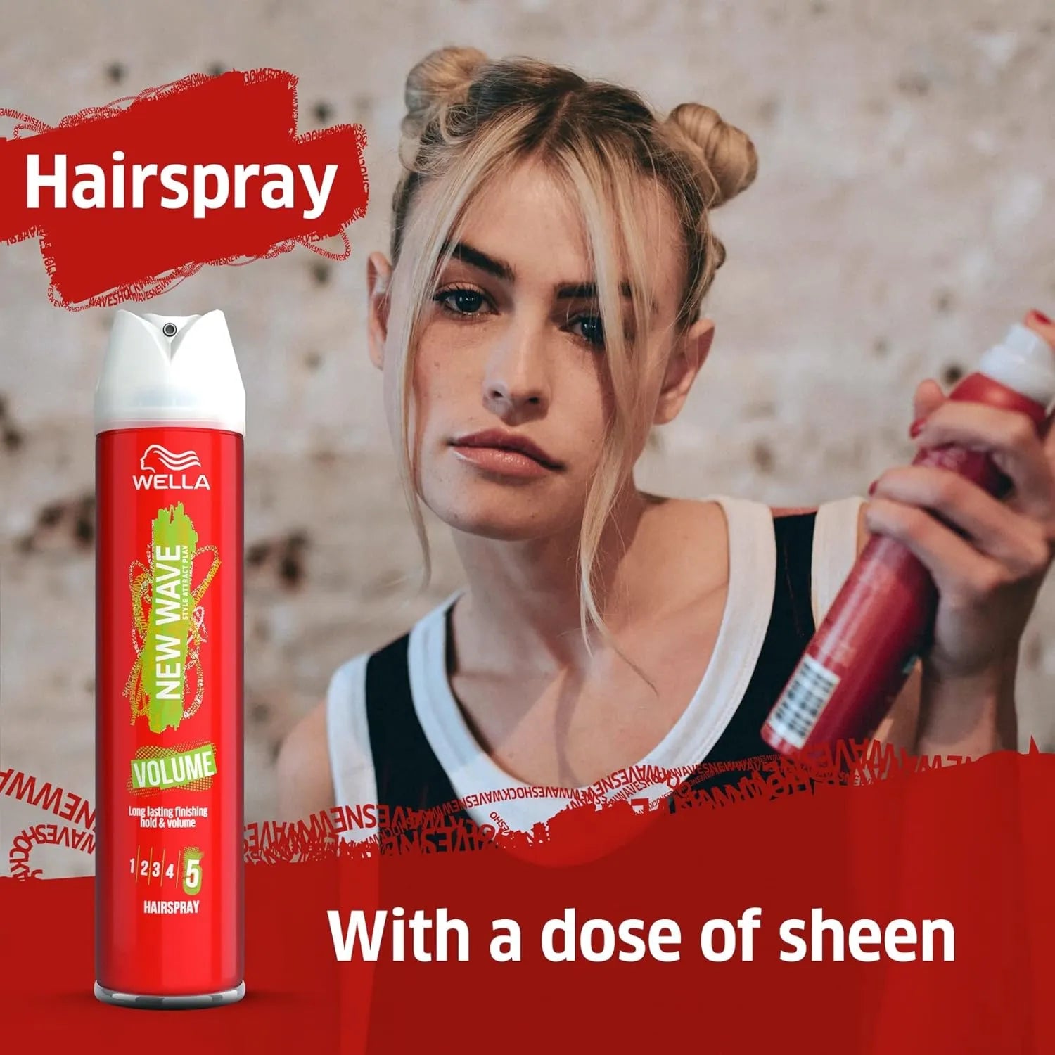 Wella New Wave Volume 5 Hair Styling Spray - 250ml Wella