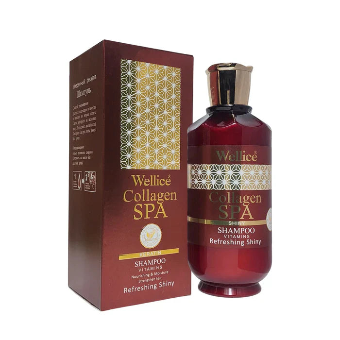Wellice Premium Edition Collagen Spa Vitamins Shampoo 520g Wellice
