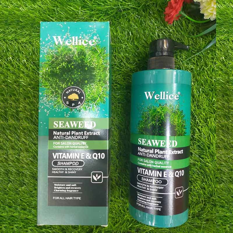 Wellice Seaweed Anti-Dandruff Shampoo with Natural Plant Extract 800g Wellice