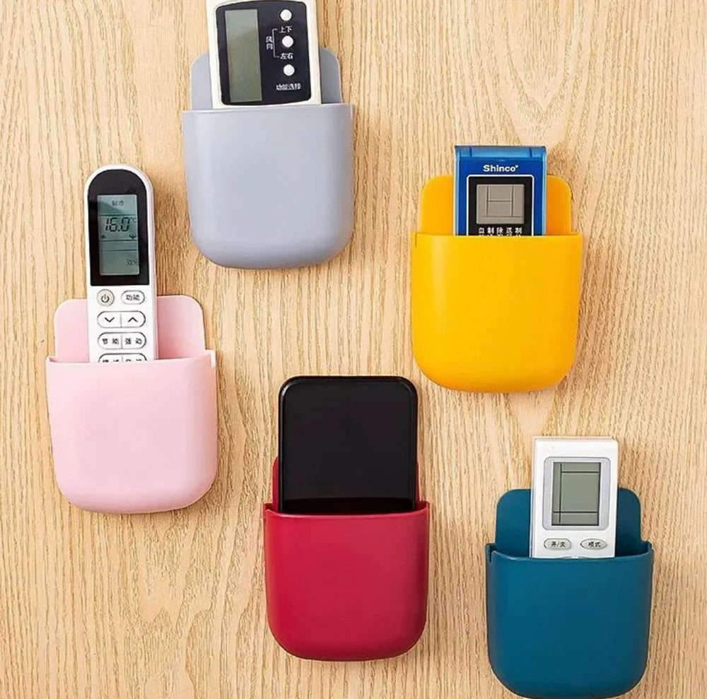 Wall Mounted Mobile And Remote Control Holder Cosmia.pk