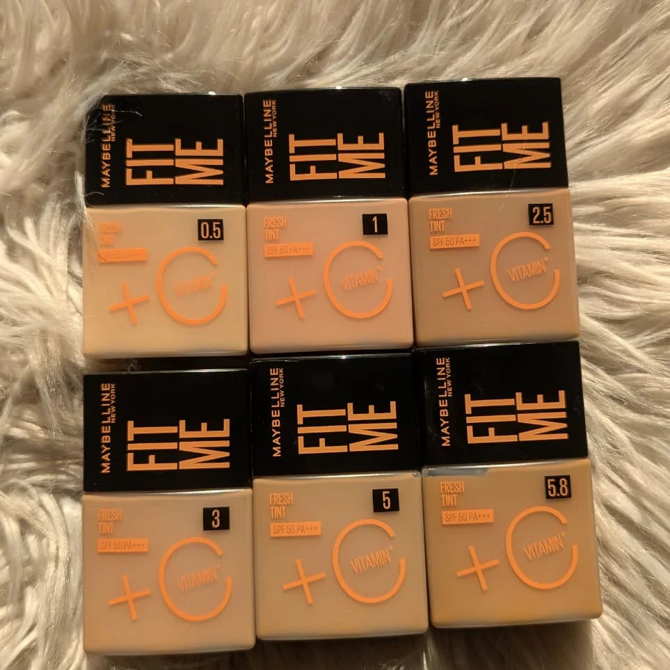 Maybelline - Fit Me Fresh Tint Spf 50 + Vitamin C Foundation Maybelline